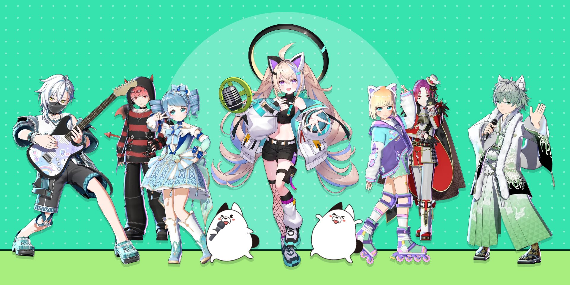 topiaのキャラクターとアバター